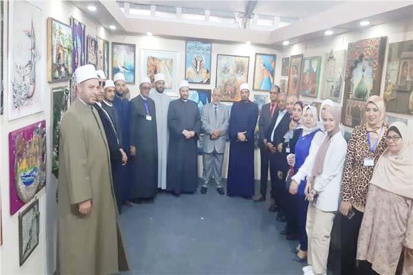 أمين البحوث الإسلامية المساعد في افتتاح معرض الإسك