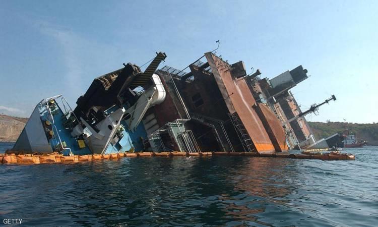 غرق سفينة حاويات كبيرة في تايوان  أرشيفية