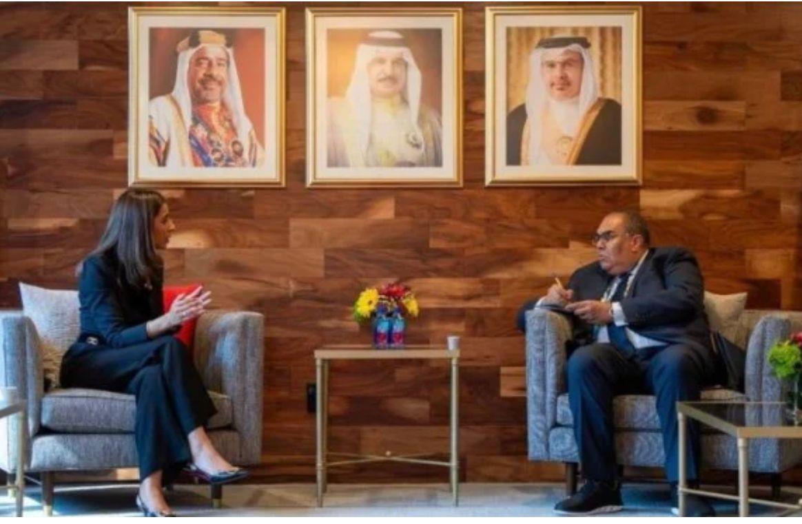 محمود محيى الدين يبحث مع وزيرة بالبحرين جهود تحقيق