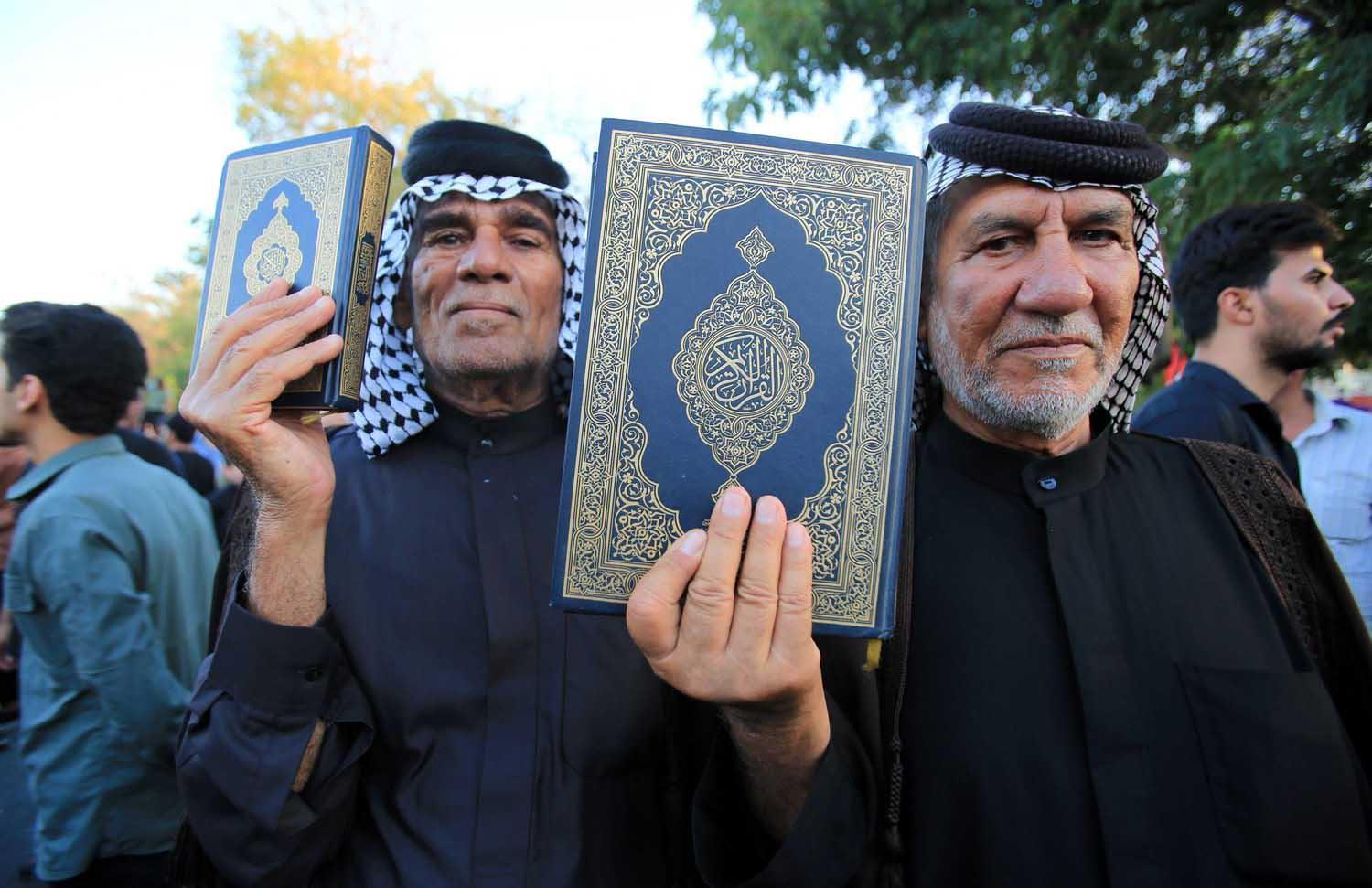 حرق نسخة من القرآن أمام السفارة العراقية   أرشيفية