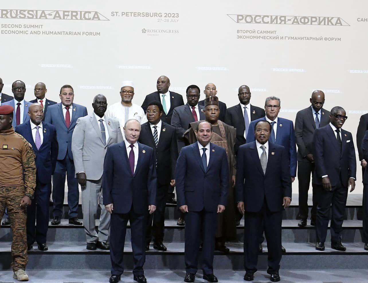 مشاركة الرئيس السيسي في القمة الإفريقية الروسية