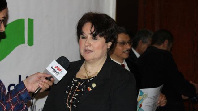 الدكتورة لمياء عبد الله رئيسة الرابطة