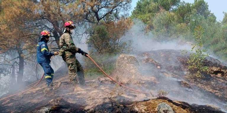 حريق إفروس في اليونان