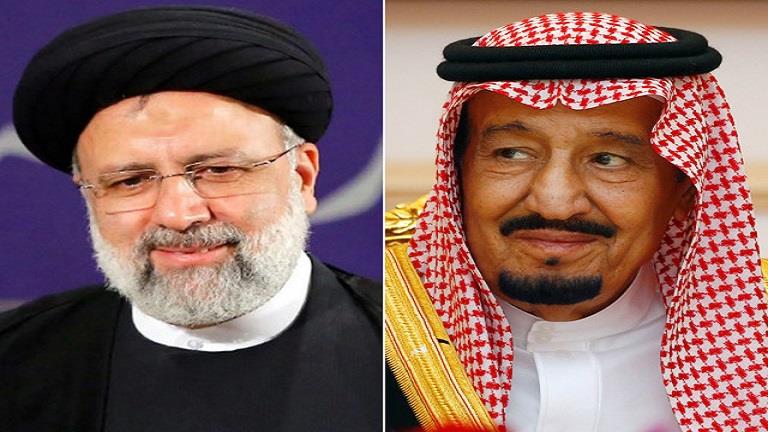 الملك سلمان بن عبد العزيز والرئيس الإيراني