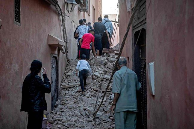زلزال المغرب                                      