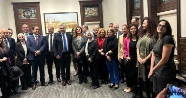 افتتاح أعمال تطوير المكتب الثقافي والتعليمي المصري