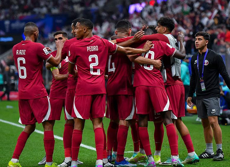 منتخب قطر ضد لبنان في كأس آسيا 2023