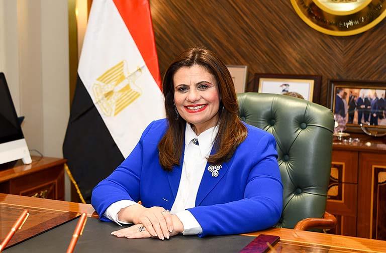 السفيرة سها جندي وزيرة الهجرة