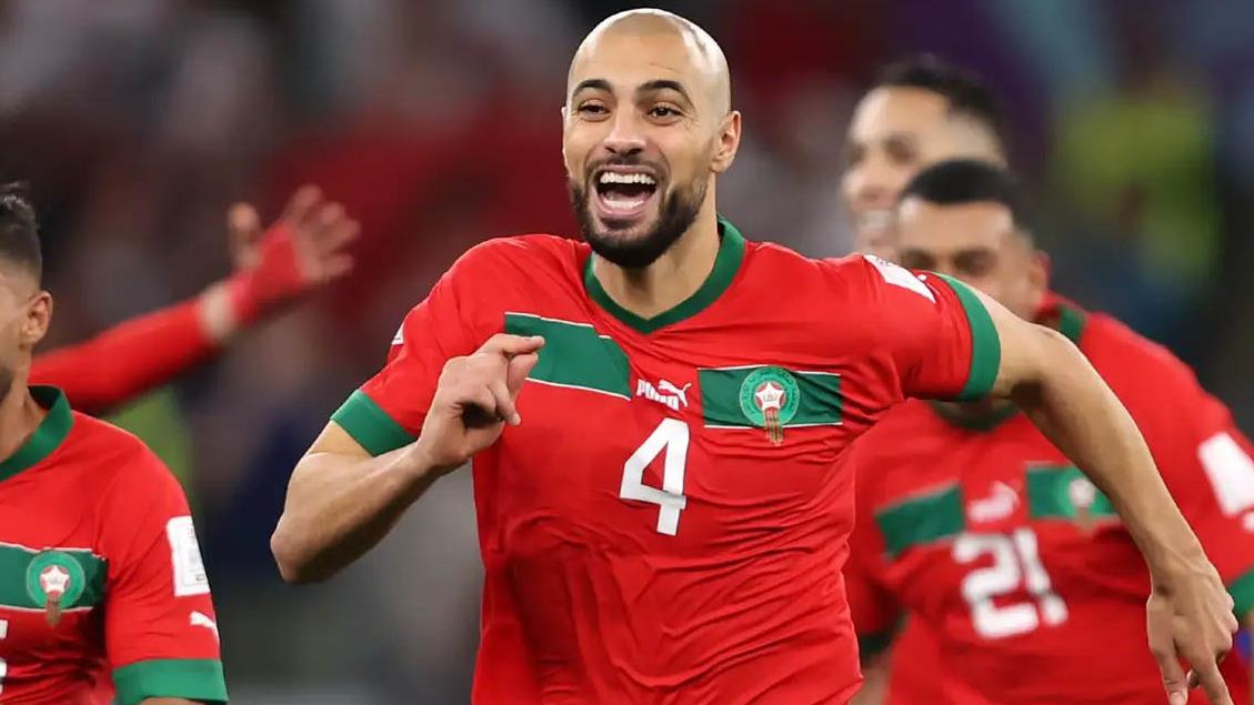 سفيان أمرابط لاعب منتخب المغرب