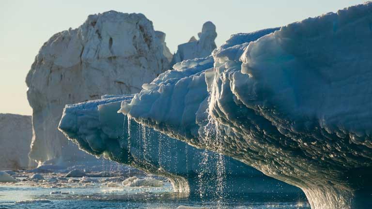 جرين لاند فقدت 5091 كيلومترا مربعا من مساحة الصفائ