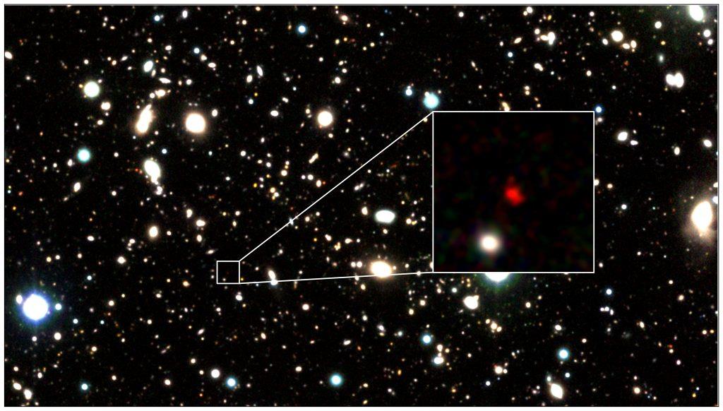 المجرة التي اكتشف فيها أقدم ثقب أسود