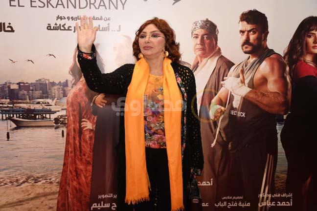 نبيلة عبيد تحتفل بالعرض الخاص لفيلم الإسكندراني