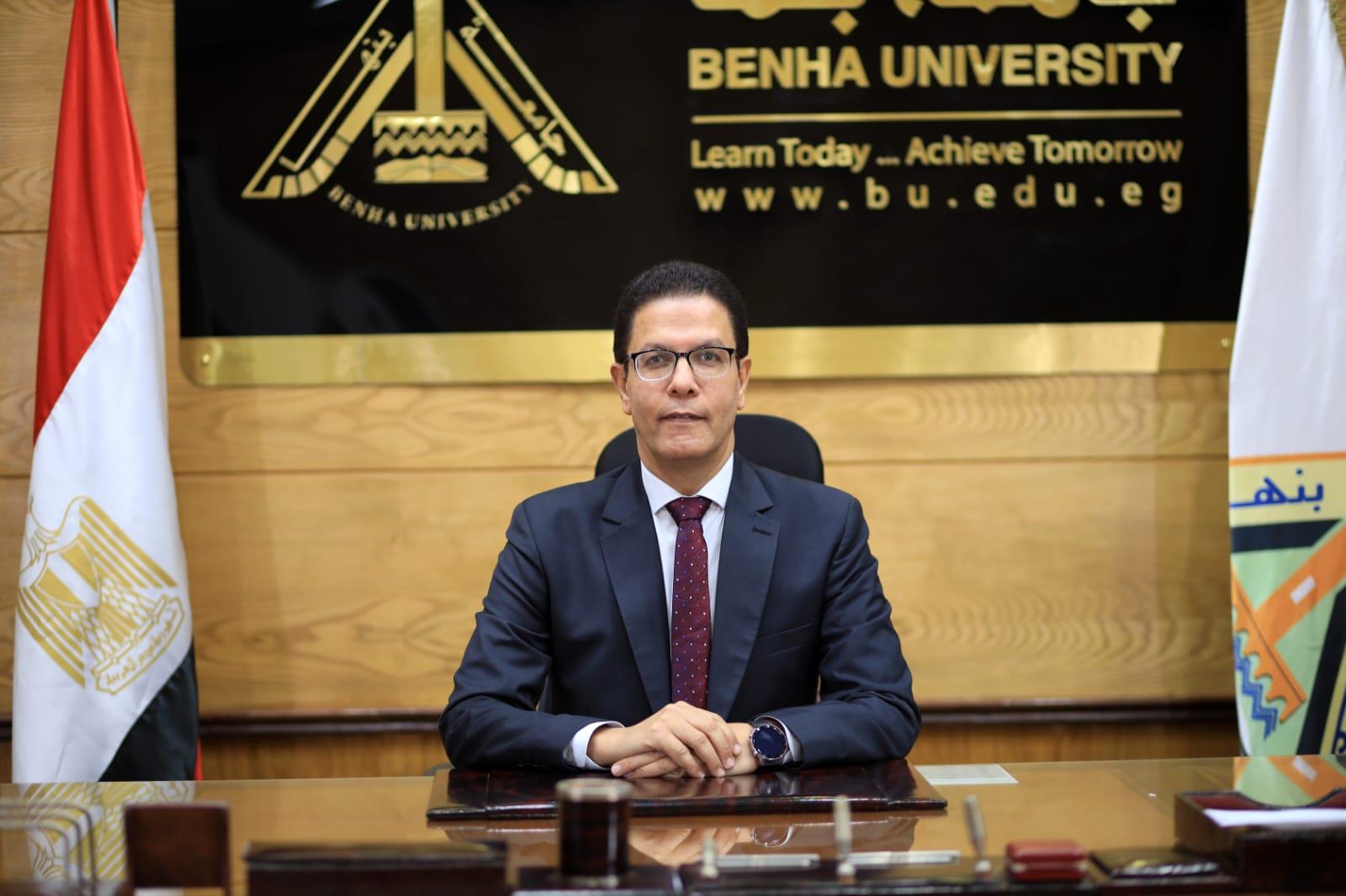 الدكتور ناصر الجيزاوي رئيس جامعة بنها