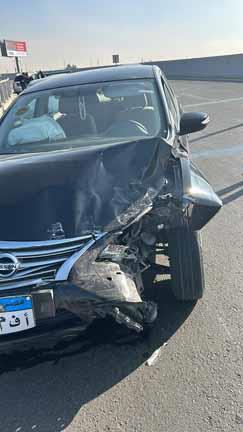 كريم السادات يتعرض لحادث سير (3)