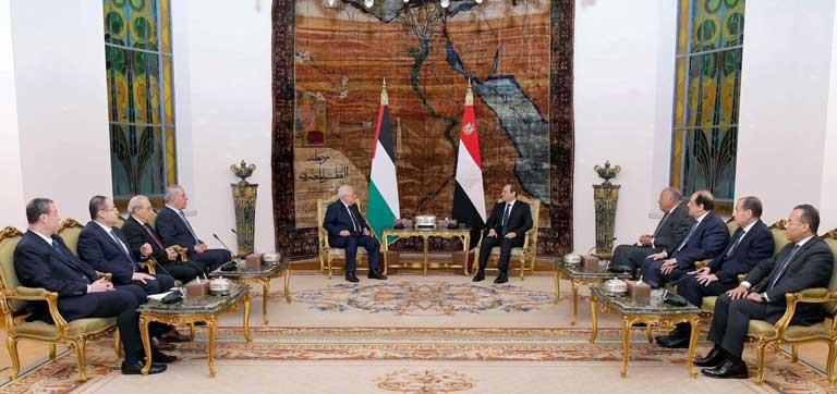 السيسي والرئيس الفلسطيني