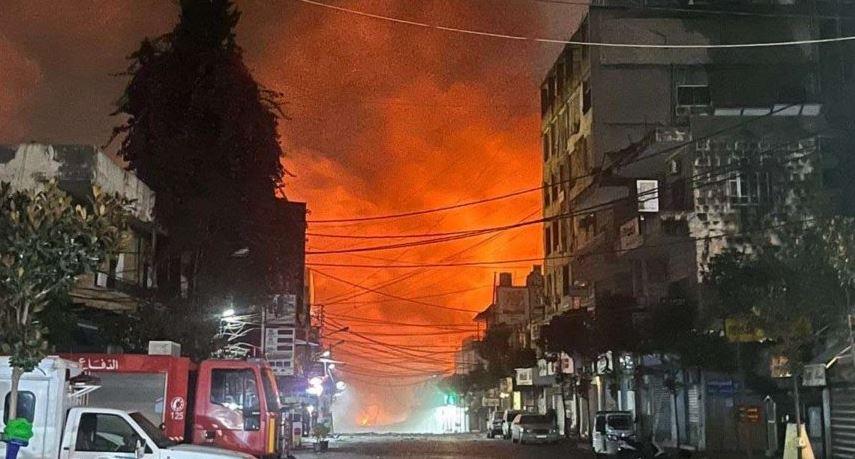 غارة إسرائيلية  بجنوب لبنان                       