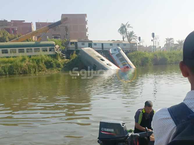 حادث قطار المنيا 