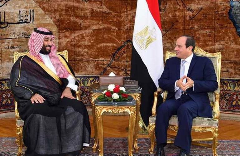 السيسي وبن سلمان يطالبان بوقف إطلاق النار في غزة و