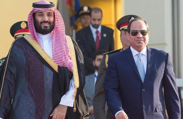 الرئيس عبدالفتاح السيسي والملك محمد بن سلمان