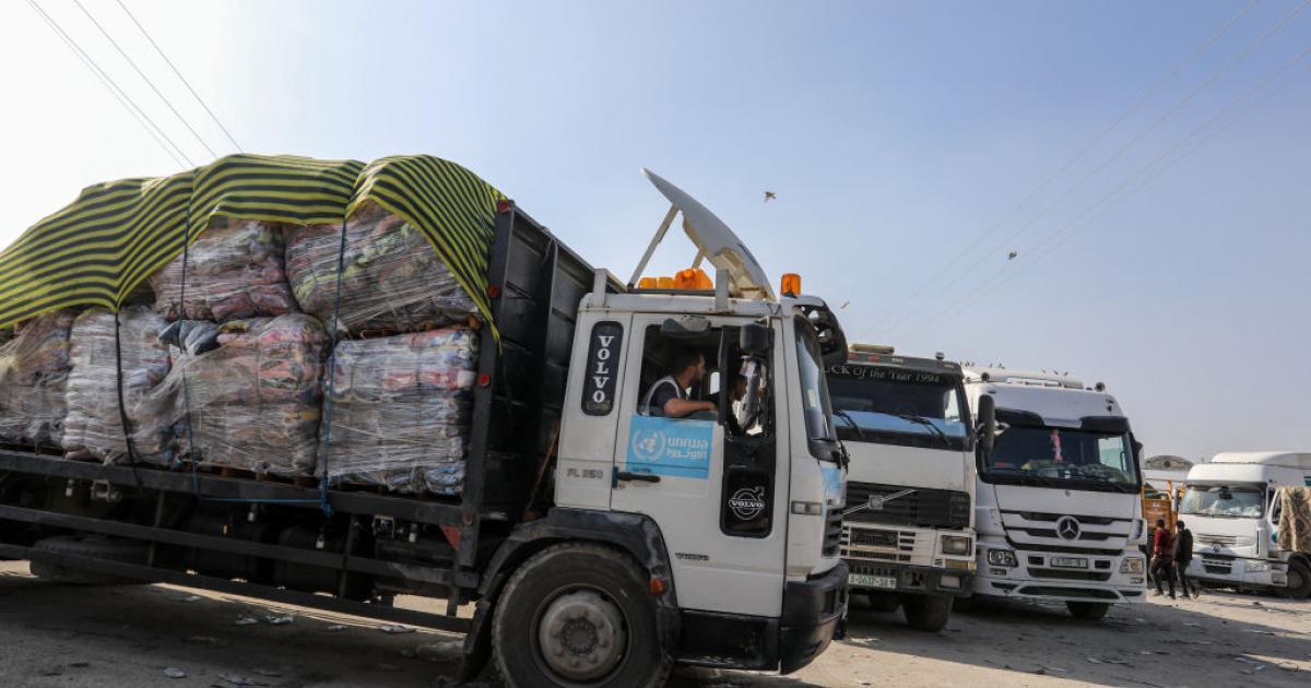 استهداف قوافل المساعدات في غزة  أرشيفية