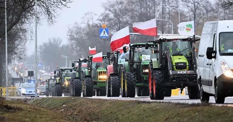 شكوك باختراق روسي لاحتجاجات المزارعين البولنديين