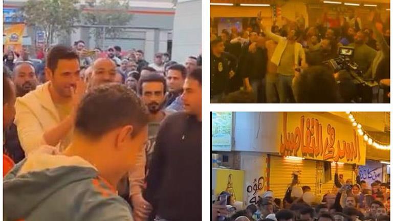 أهالي المطرية يحاصرون أحمد عز
