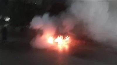 5 شباب يشعلون النيران في جسد آخر بالمحلة