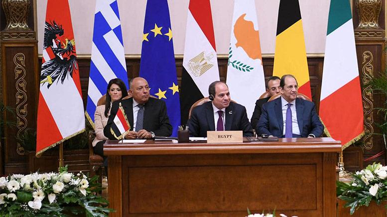 الرئيس خلال كلمته في القمة المصرية الأوروبية