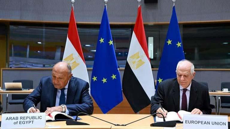 مصر والاتحاد الأوروبي يتفقان على الارتقاء بالعلاقا