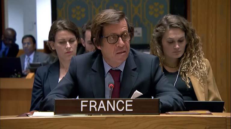 المندوب الفرنسي لدى الأمم المتحدة نيكولاس دي ريفير