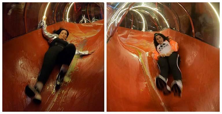 هايل يا فنانة متغنيش تاني.. الجمهور يسخر من آيتن عامر وسمية الخشاب في رامز جاب من الآخر