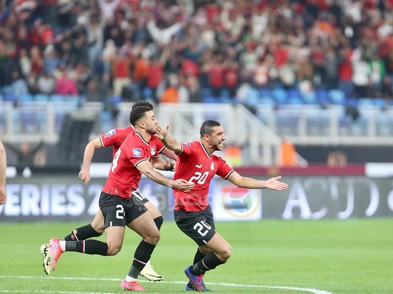 احتفال رامي ربيعة بهدفه أمام كرواتيا_5