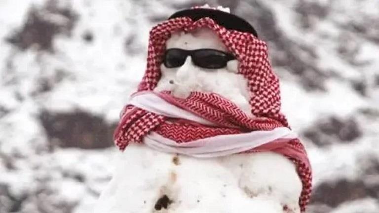 معركة بكرات الثلج بالسعودية
