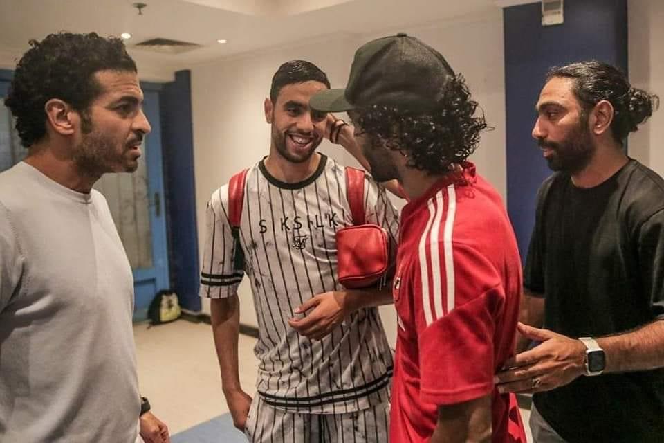 اعتذار حسين الشحات للاعب بيراميدز محمد الشيبي