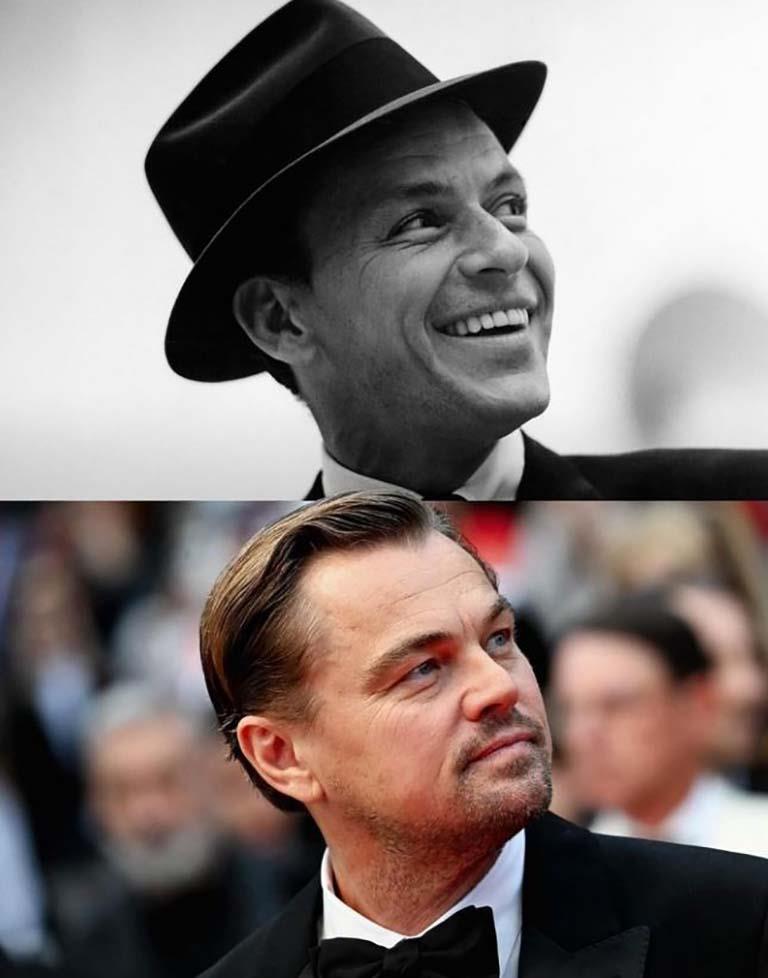 ليوناردو دي كابريو وفرانك سيناترا