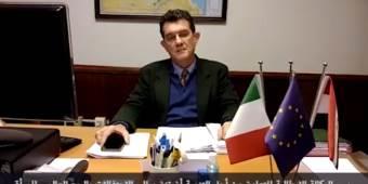 الدكتور مارتينو ميلي، مدير مكتب الوكالة الإيطالية 