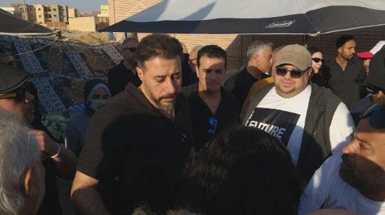 لقطات من جنازة صلاح السعدني