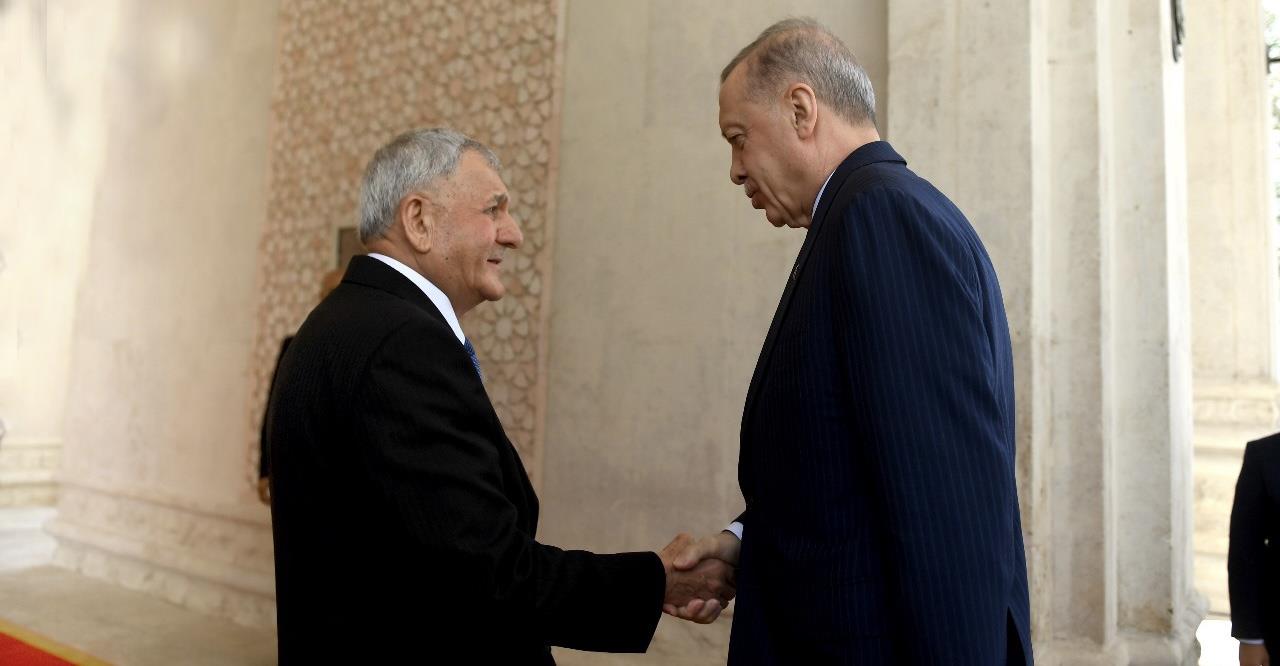 الرئيس العراقي يستقبل أردوغان