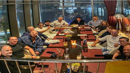 أحلى لمة مع الحبايب.. محمد رمضان وسفير ملك المغرب وسعد لمجرد في حفل عشاء (صورة)