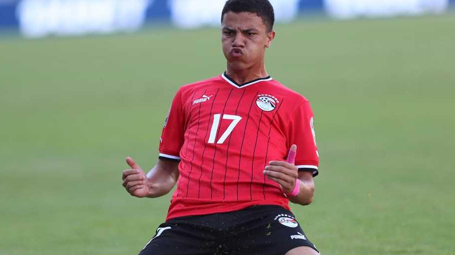 محمد شحاتة لاعب الزمالك ومنتخب مصر الأولمبي