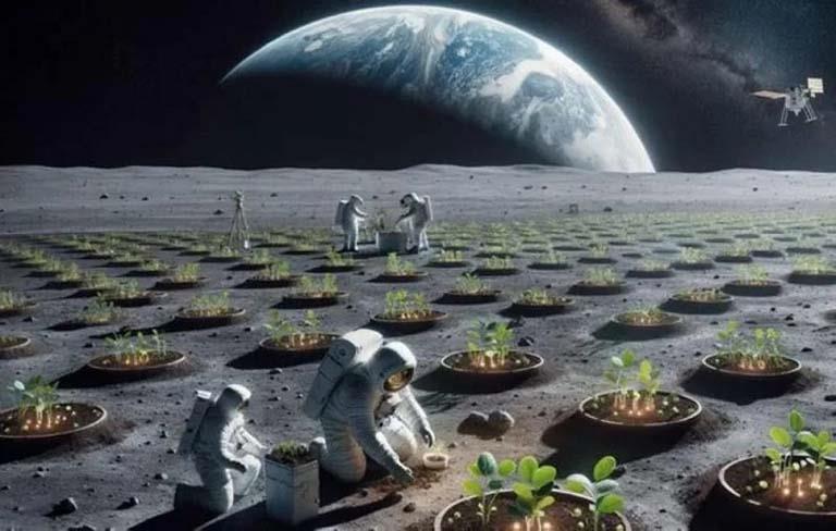 مشروعات زراعية على القمر