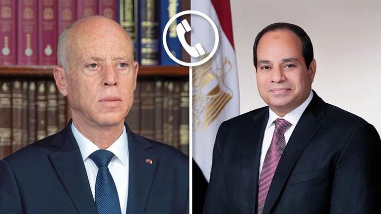 _ السيسي ورئيس تونس يتبادلان التهنئة بمناسبة عيد ا