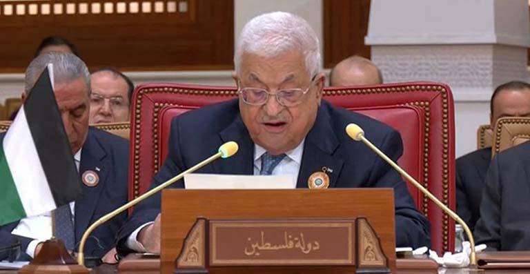 الرئيس الفلسطينى بالقمة العربية