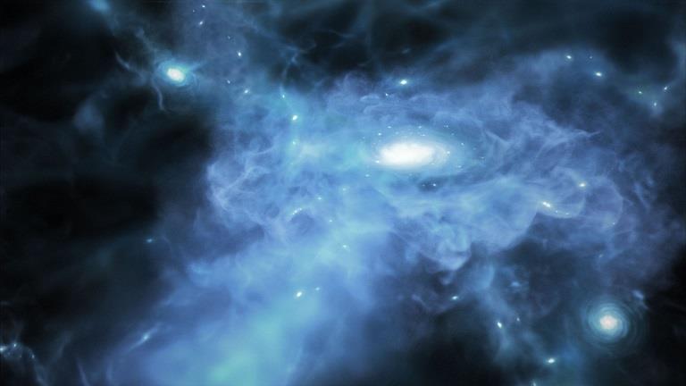 لحظة ولادة 3 من أقدم مجرات الكون