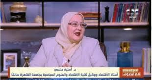 الدكتورة أمنية حلمي أستاذ الاقتصاد في جامعة القاهر