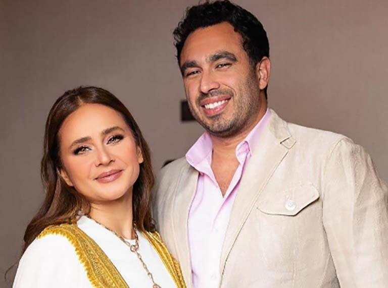 نيللي كريم وهشام عاشور