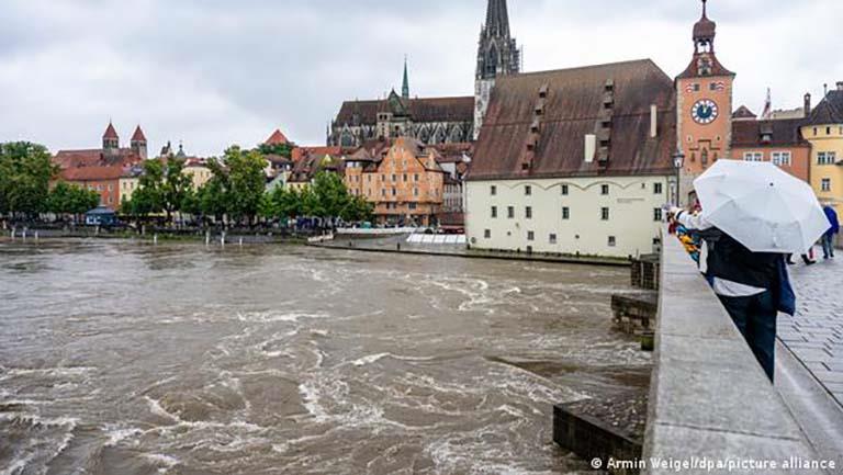 مناطق ألمانية تسجل في يوم كمية أمطار فاقت المتوسط 