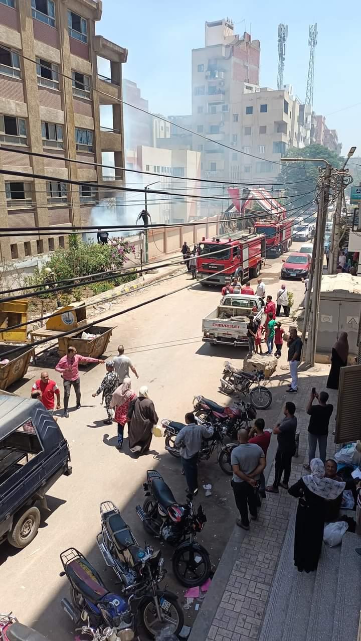 حريق داخل مدرسة