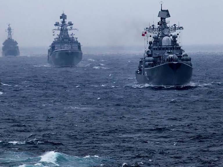سفن حربية روسية