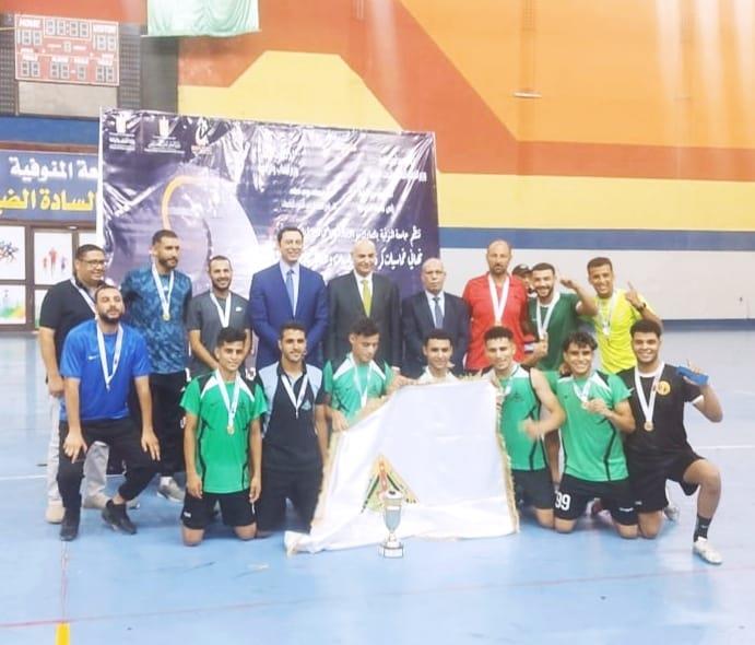 منتخب جامعة بنها لخماسي كرة القدم